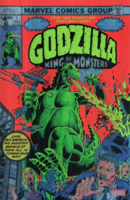 Godzilla (Marvel) #1 Facsimile FOIL Variant Comic — Ja Ja's Collectables