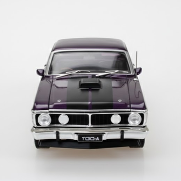 Purple W/Gold Stripe Ford XY GT Ute, Sfragismeno, 1:24 Scale Diecast Car