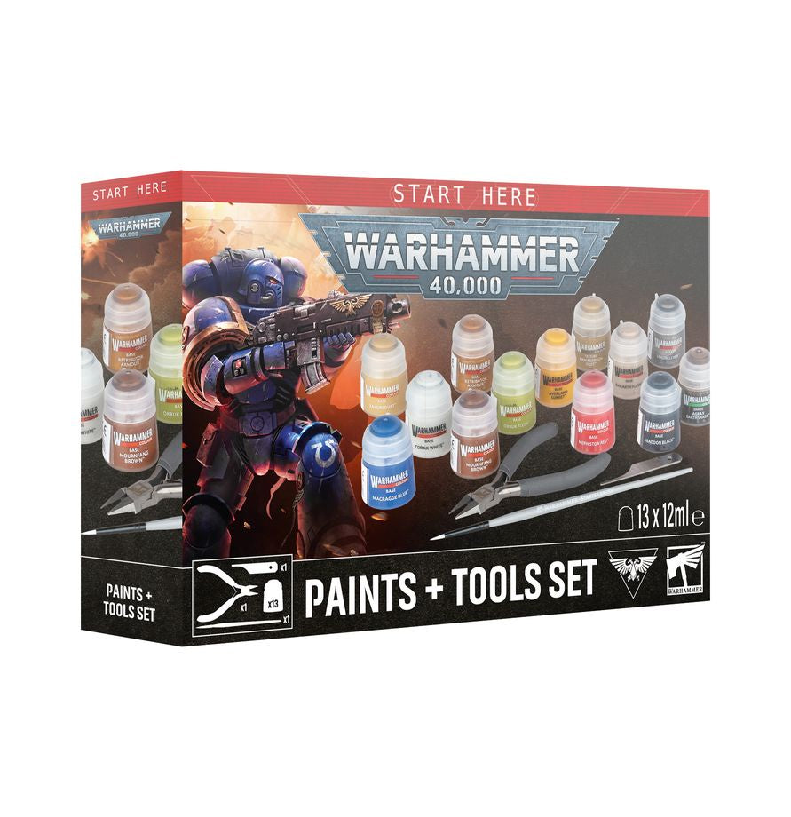 Warhammer 40,000: Paint + Tools set, 60-12