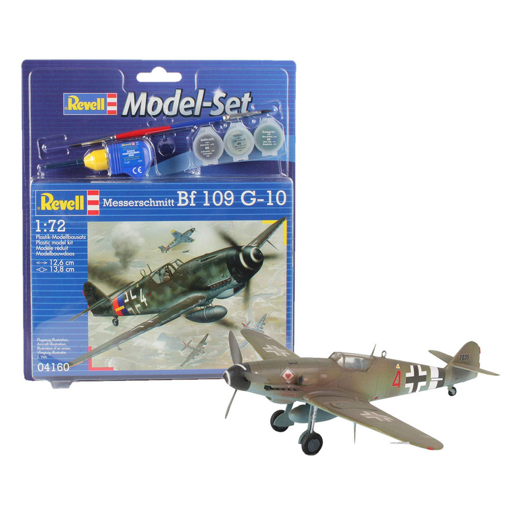 REVELL MODEL SET MESSERSCHMITT BF109, 1:72 Scale Model Kit