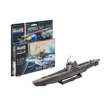 REVELL MODEL SET GERMAN SUBMARINE TYPE VII C/41, 1:350 Scale Model Kit