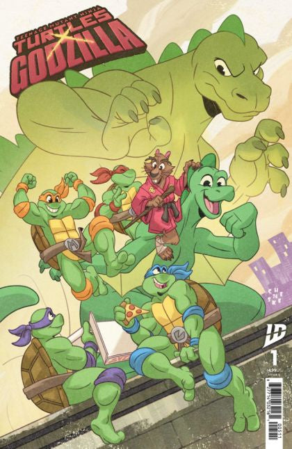 Teenage Mutant Ninja Turtles x Godzilla #1 Sean Galloway Variant Comic