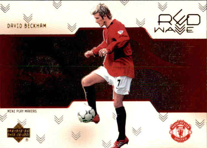 Manchester United Red Wave Set, 2003 Upper Deck Soccer Manchester United