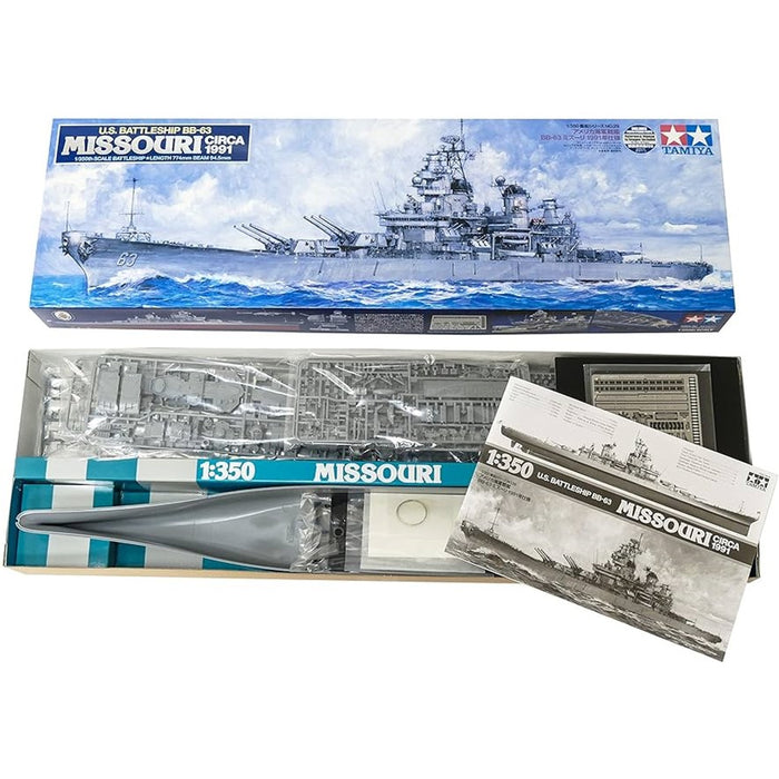 TAMIYA US Battleship MISSOURI, 1:350 Scale Model Kit