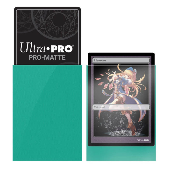 ULTRA PRO 60ct Pro-Matte Aqua Small Deck Protectors