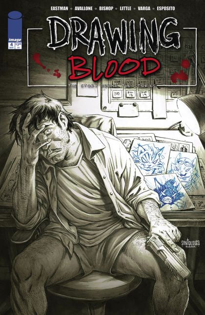 Drawing Blood #4 Santolouco Variant Comic