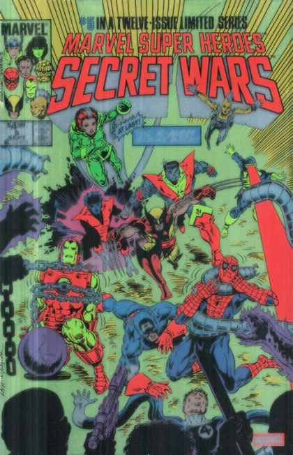 Marvel Super Heroes Secret Wars, #5 Facsimile FOIL Variant Comic — Ja ...