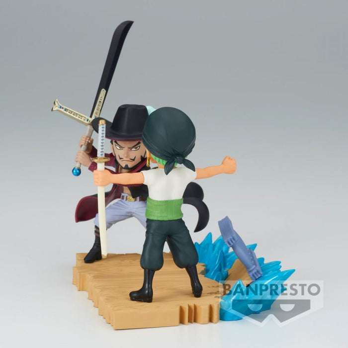 One Piece - World Collectable Figure Log Stories - Roronoa Zoro & Dracule Mihawk