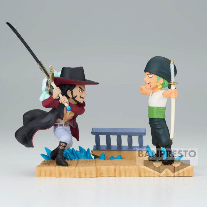 One Piece - World Collectable Figure Log Stories - Roronoa Zoro & Dracule Mihawk