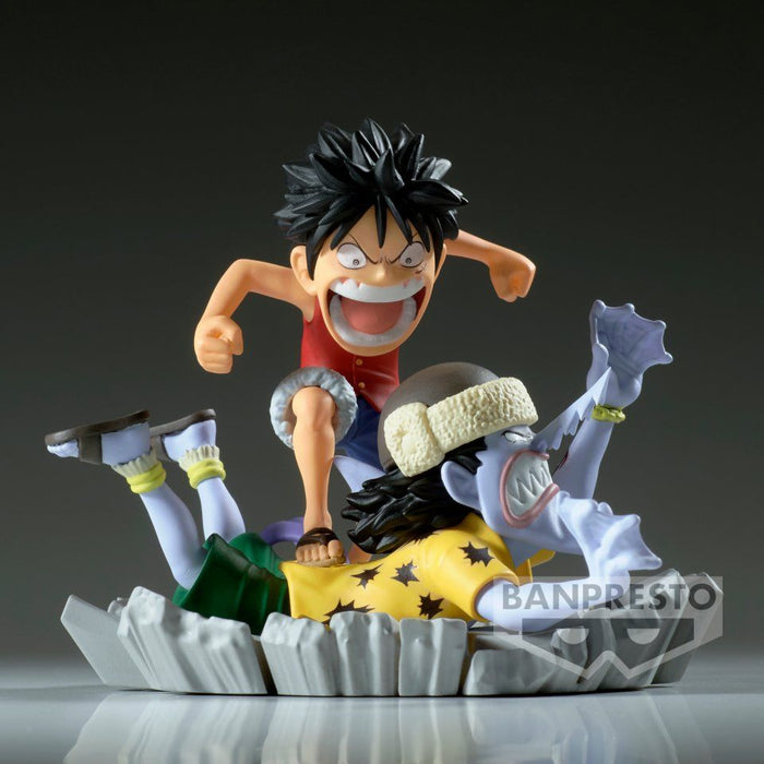 One Piece World Collectable Figure Log Stories - Monkey D. Luffy Vs Arlong Figure