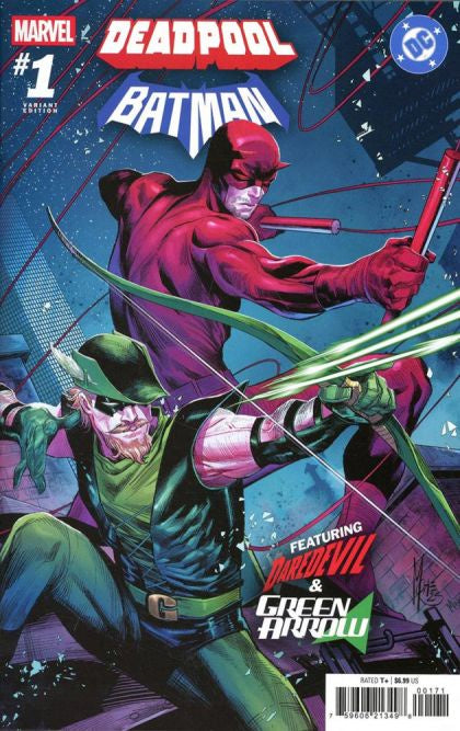 Marvel / DC: Deadpool / Batman #1 Marco Checchetto Variant Comic