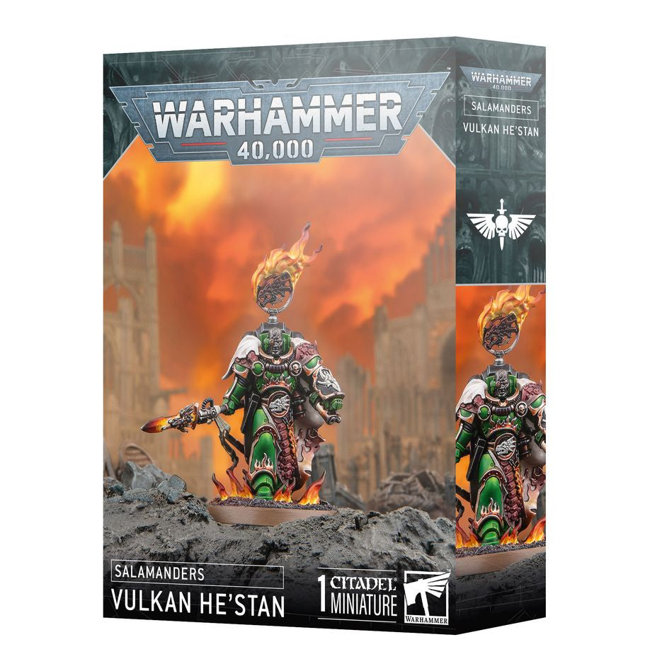 Warhammer 40,000 - 55-58, Salamanders, Vulcan He'stan