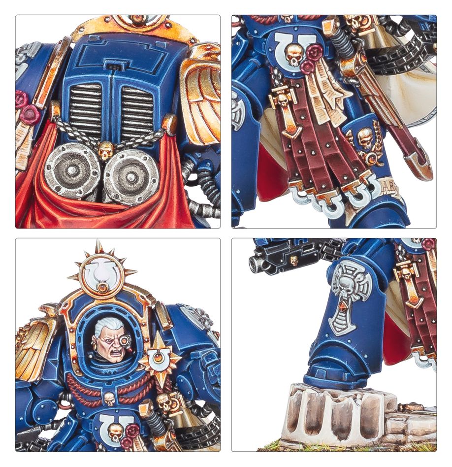 Warhammer 40,000 - 55-74, Ultramarines, Marneus Calgar in Armour of Antilochus