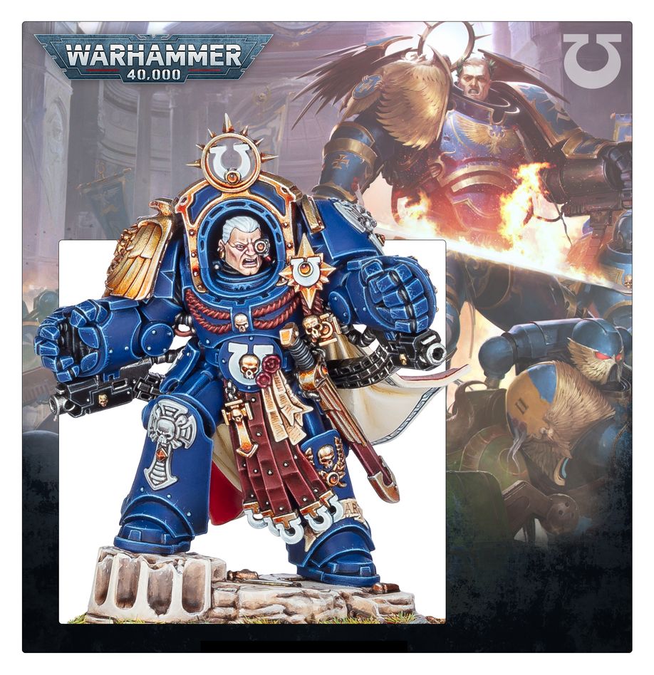 Warhammer 40,000 - 55-74, Ultramarines, Marneus Calgar in Armour of Antilochus