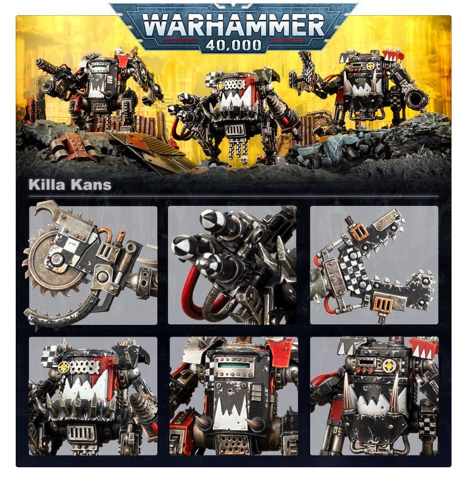 Warhammer 40,000 - 50-17, Orks, Killa Kans