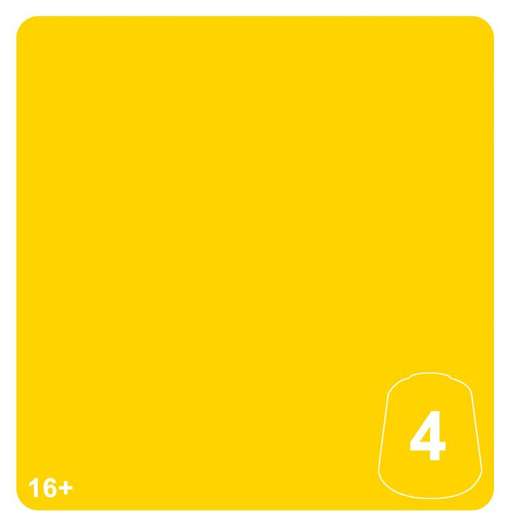 Warhammer Colour - Tone Pro: Hawkshroud Yellow 4, 20-194 Acrylic Paint 12ml