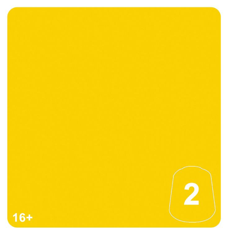 Warhammer Colour - Tone Pro: Megaboss Yellow 2, 20-202 Acrylic Paint 12ml