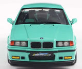 1991 BMW M3 E36 Coupe Mint Green, 1:18 Scale Diecast Car
