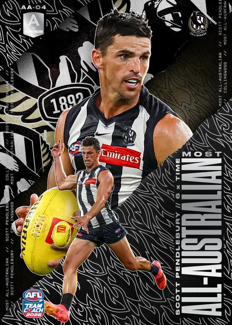 Scott Pendlebury, All-Australian Silver, 2026 Teamcoach AFL