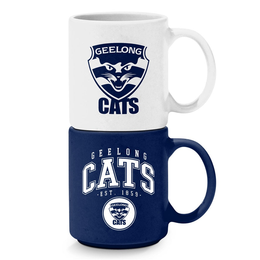 Geelong Cats Stackable Ceramic Mugs