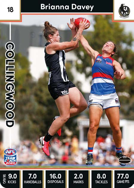 2023 Teamcoach AFLW, 90 card Base Set