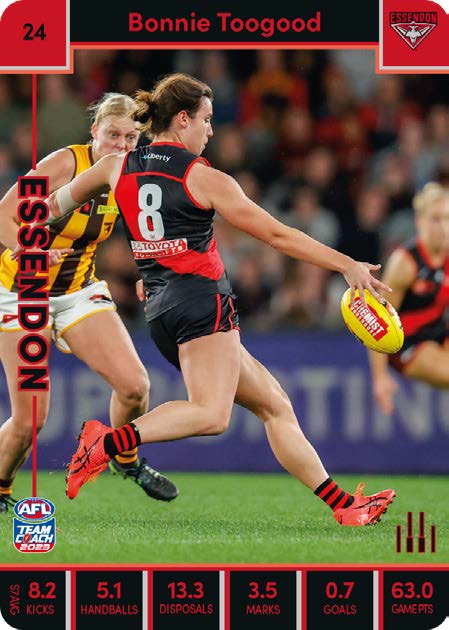 2023 Teamcoach AFLW Common Cards -  Cards 1 to 90 - Pick Your Card