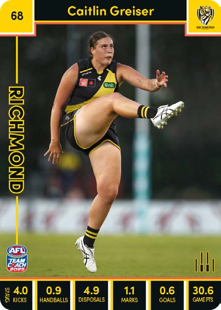 2023 Teamcoach AFLW Common Cards -  Cards 1 to 90 - Pick Your Card