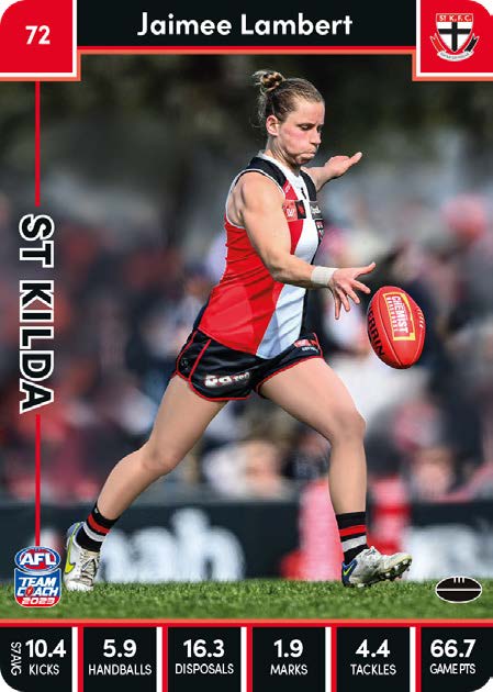 2023 Teamcoach AFLW Common Cards -  Cards 1 to 90 - Pick Your Card