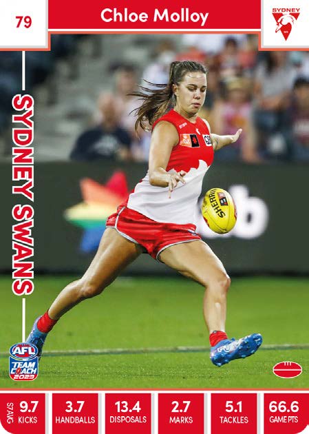 2023 Teamcoach AFLW Common Cards -  Cards 1 to 90 - Pick Your Card