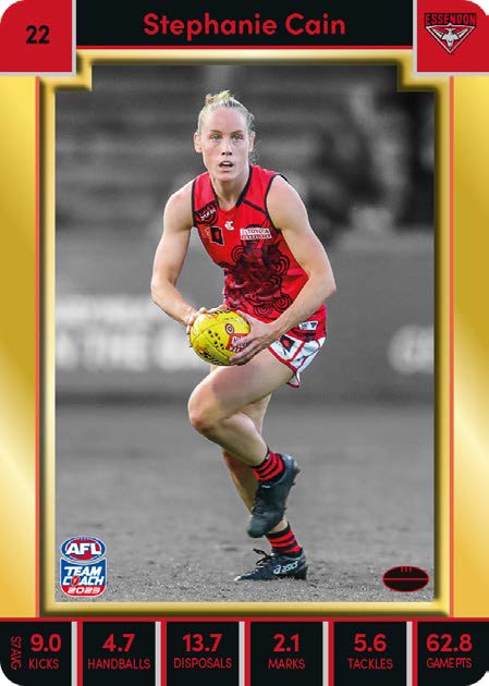 2023 Teamcoach AFLW GOLD Parallel Cards -  Cards 1 to 90 - Pick Your Card
