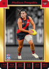 2023 Teamcoach AFLW GOLD Parallel Cards -  Cards 1 to 90 - Pick Your Card