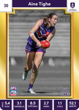 2023 Teamcoach AFLW GOLD Parallel Cards -  Cards 1 to 90 - Pick Your Card