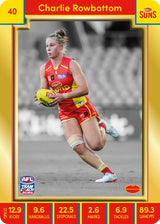 2023 Teamcoach AFLW GOLD Parallel Cards -  Cards 1 to 90 - Pick Your Card