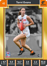 2023 Teamcoach AFLW GOLD Parallel Cards -  Cards 1 to 90 - Pick Your Card