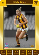 2023 Teamcoach AFLW GOLD Parallel Cards -  Cards 1 to 90 - Pick Your Card