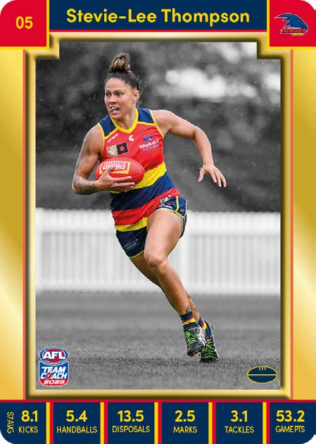 2023 Teamcoach AFLW GOLD Parallel Cards -  Cards 1 to 90 - Pick Your Card