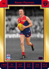 2023 Teamcoach AFLW GOLD Parallel Cards -  Cards 1 to 90 - Pick Your Card