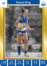 2023 Teamcoach AFLW GOLD Parallel Cards -  Cards 1 to 90 - Pick Your Card