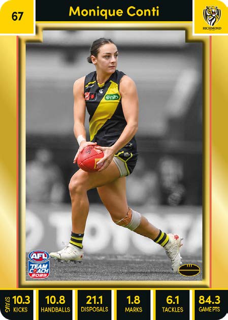 2023 Teamcoach AFLW GOLD Parallel Cards -  Cards 1 to 90 - Pick Your Card