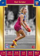 2023 Teamcoach AFLW GOLD Parallel Cards -  Cards 1 to 90 - Pick Your Card