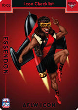 2023 Teamcoach AFLW - Icon Checklist Cards - Cards IC-01 to IC-18 - Pick Your Card