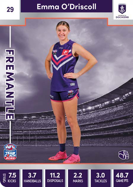 2023 Teamcoach AFLW Silver Parallel Cards -  Cards 1 to 90 - Pick Your Card