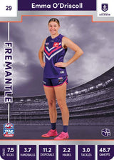 2023 Teamcoach AFLW Silver Parallel Cards -  Cards 1 to 90 - Pick Your Card