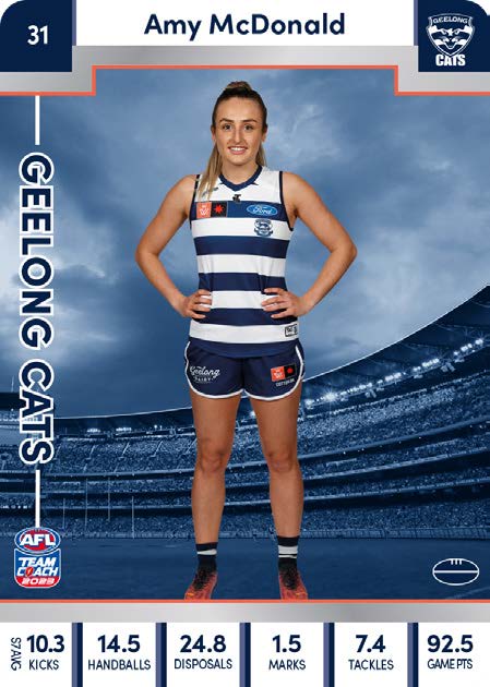 2023 Teamcoach AFLW Silver Parallel Cards -  Cards 1 to 90 - Pick Your Card