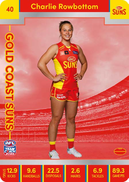 2023 Teamcoach AFLW Silver Parallel Cards -  Cards 1 to 90 - Pick Your Card