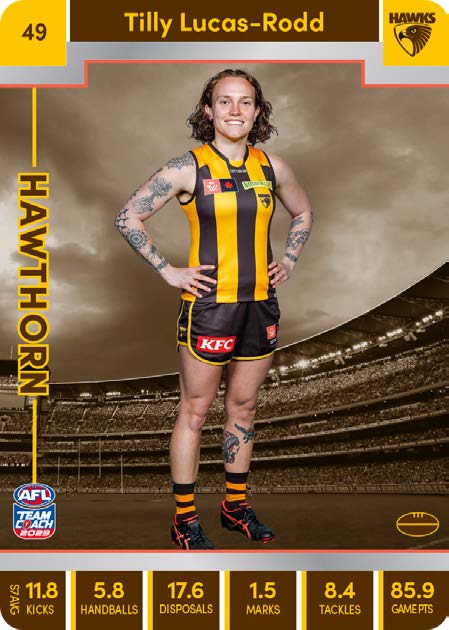 2023 Teamcoach AFLW Silver Parallel Cards -  Cards 1 to 90 - Pick Your Card