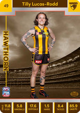 2023 Teamcoach AFLW Silver Parallel Cards -  Cards 1 to 90 - Pick Your Card