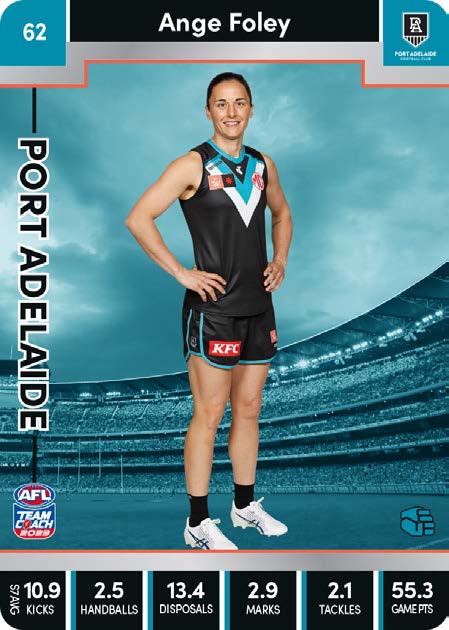 2023 Teamcoach AFLW Silver Parallel Cards -  Cards 1 to 90 - Pick Your Card