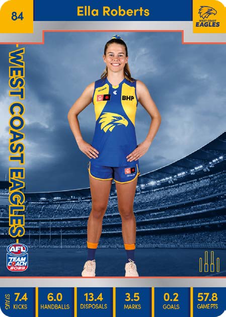 2023 Teamcoach AFLW Silver Parallel Cards -  Cards 1 to 90 - Pick Your Card