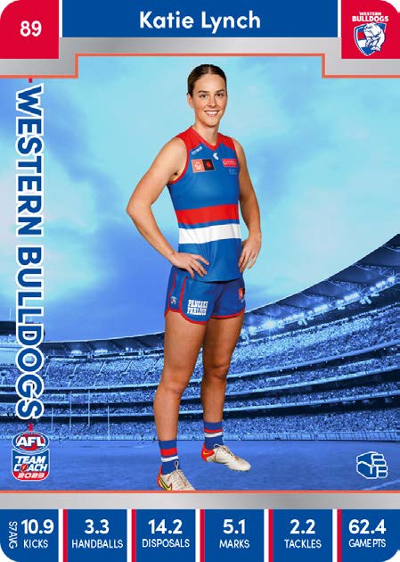 2023 Teamcoach AFLW Silver Parallel Cards -  Cards 1 to 90 - Pick Your Card